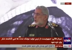 سردار قاآنی هشدار داد