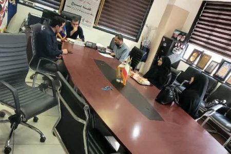 دیدار فرمانده بسیج شرکت با فرمانده گروه جهادی شهیده زهرا فاضلی