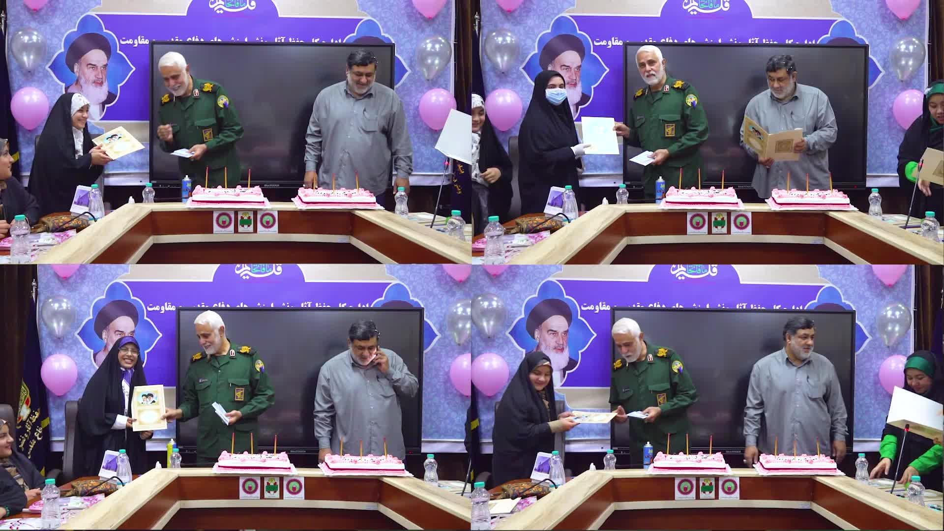 جشن شادی و آئین تکریم و تجلیل جمعی از دختران، خواهران و مادران شهدای خوزستان
